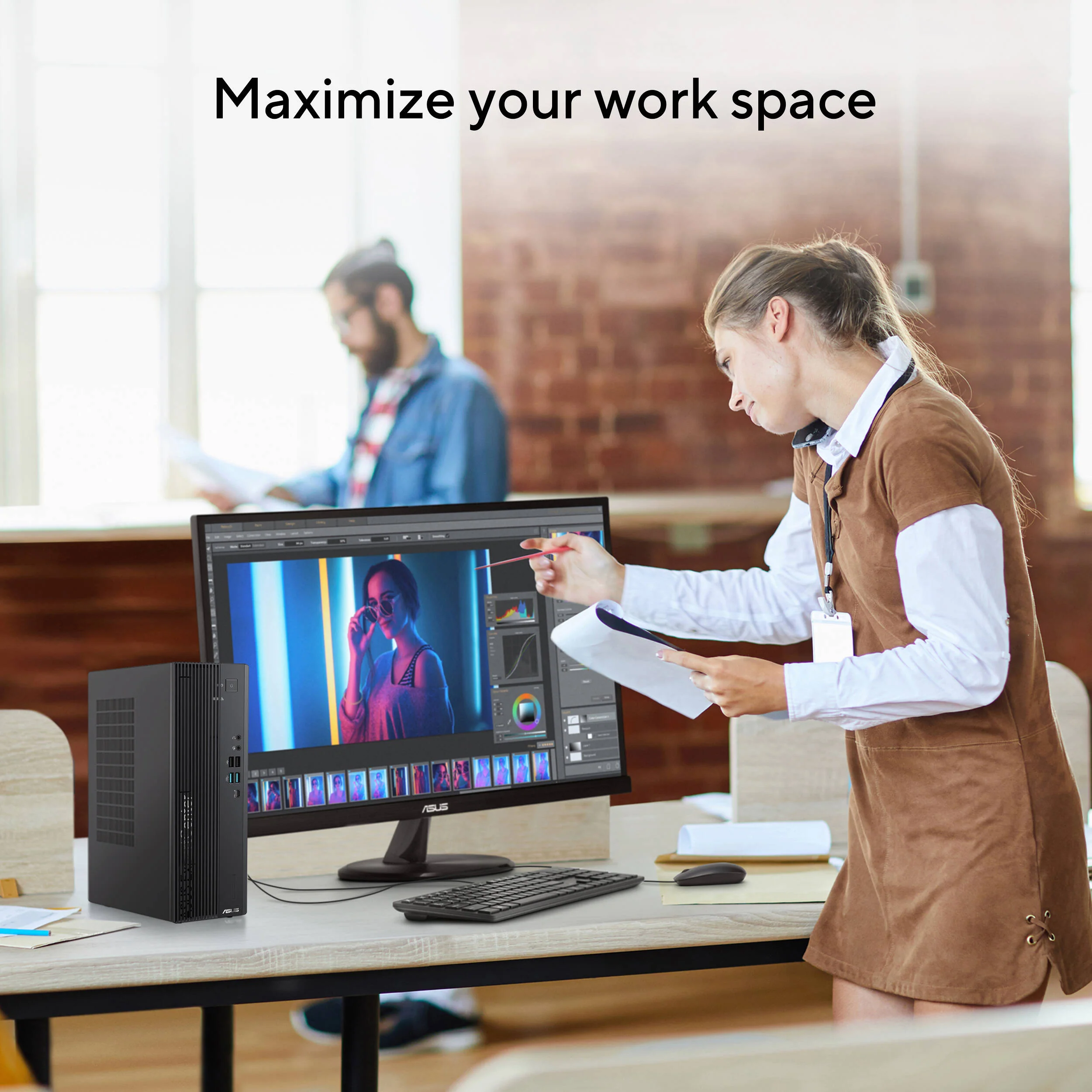 ASUS ExpertCenter D7 SFF Desktop Computer - Image 7