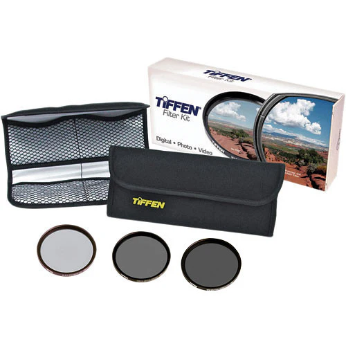 Tiffen 82mm DV Select Filter Kit 3 - Neutral Density 0.6, Circular Polarizing and Black ProMist 1/4 Filters - Image 3
